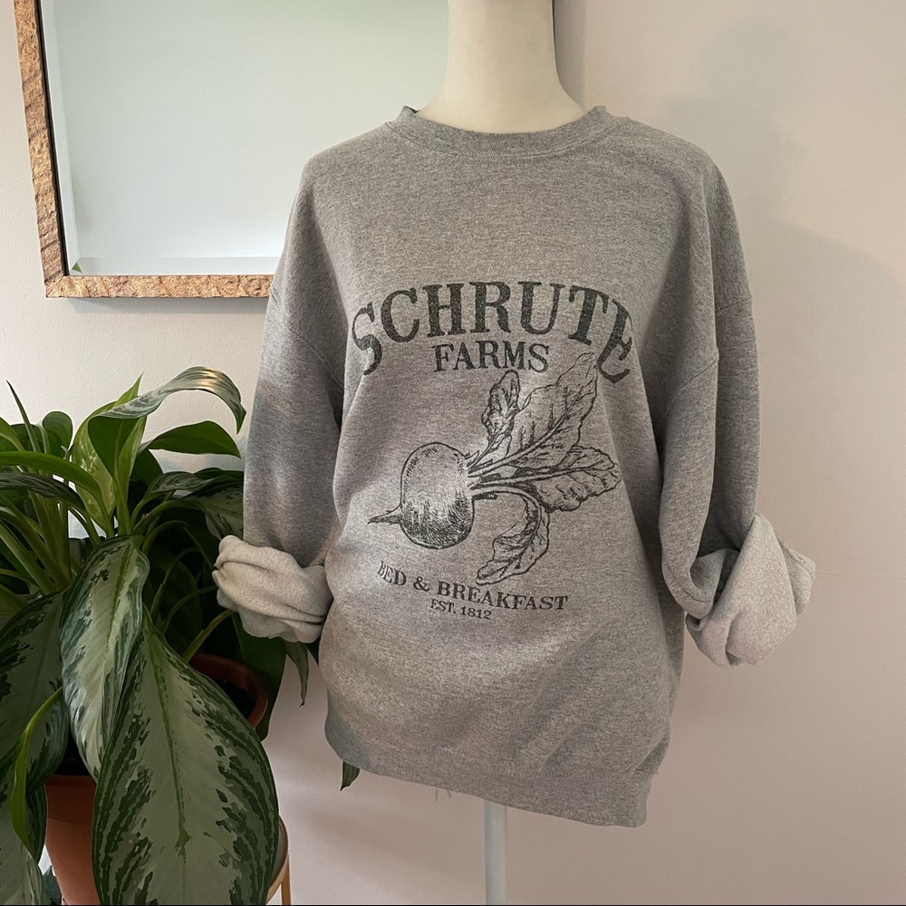 The Office Dwight Schrute Farms Bed & Breakfast Crew Sweatshirt